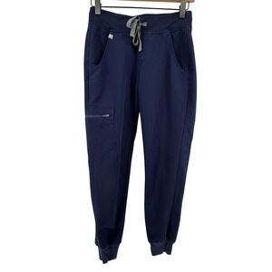 Figs Zamora Jogger Scrub Pants Navy Blue PO#1600 Women XXSP W18SW2005P Nurse RN